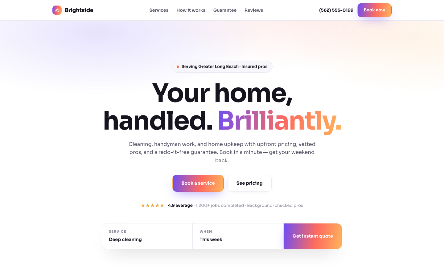 Aurora website design