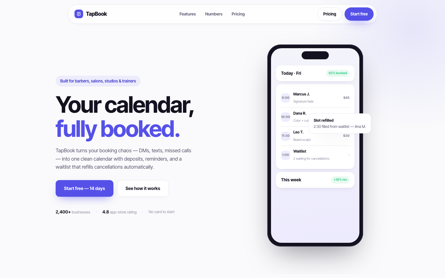 Orbit website design